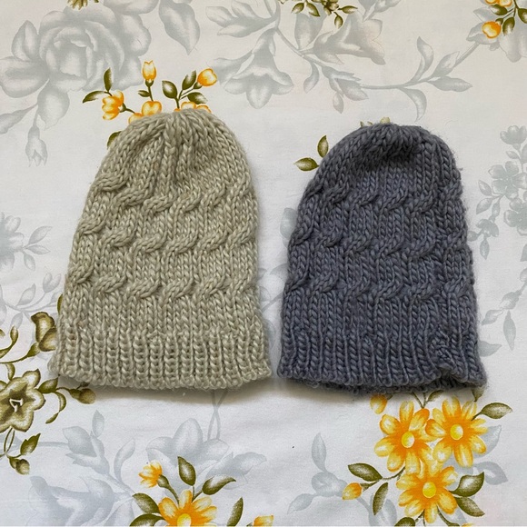 Set of 2 Knit Beanies - Picture 2 of 5